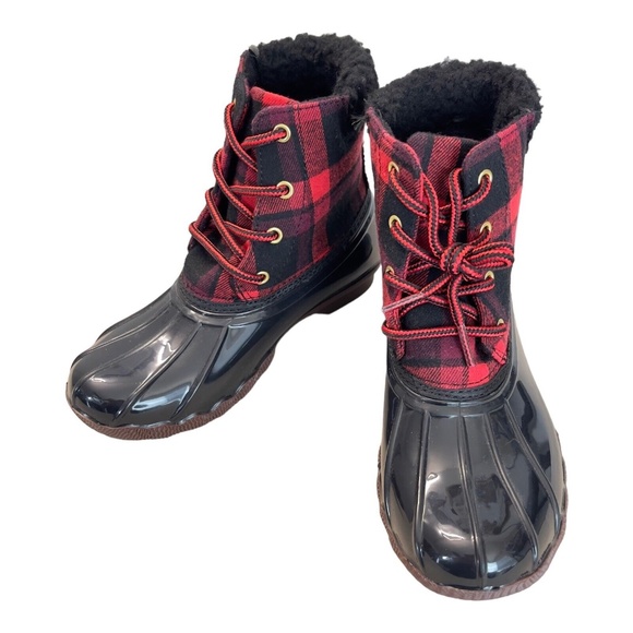 Jessica Carlyle Size 2 Duck Boot Lace Up Children Shoe - Picture 1 of 13